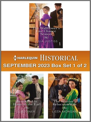 cover image of Harlequin Historical September 2023--Box Set 1 of 2
